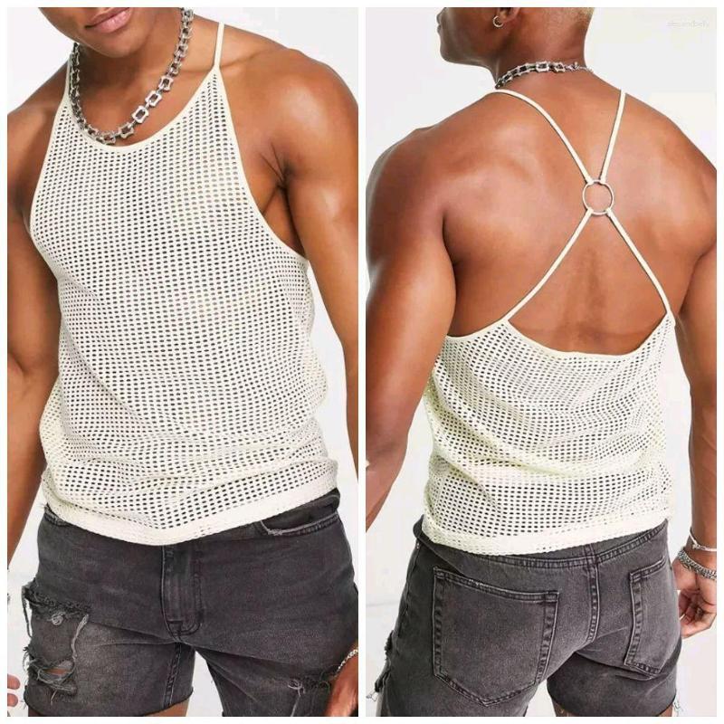 Men' Tank Tops Fashion Advanced Sexy Slim Hollow I-shaped Vest Men Loose Versatile Cross Camisole Boys Male Top Blouses Men' Clothes, As show
Men' Tank Tops Fashion Advanced Sexy Slim Hollow I-shaped Vest Men Loose Versatile Cross Camisole Boys Male Top Blouses Men' Clothes, As show