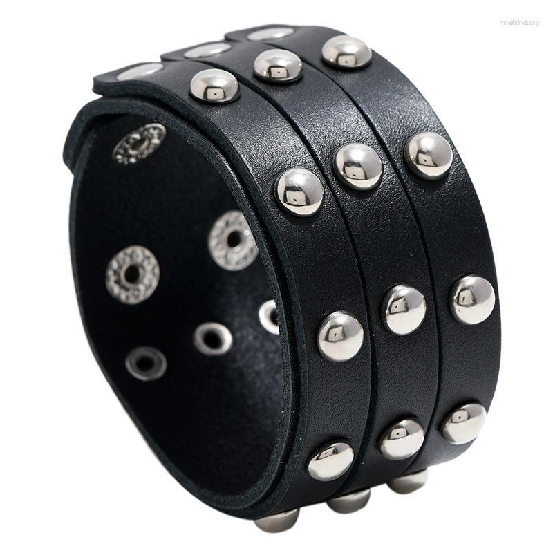 Link Bracelets Modyle Fashion Punk Vintage Wide Genuine Leather Bracelet Brown Black Cuff Bangles For Men Jewelry
Link Bracelets Modyle Fashion Punk Vintage Wide Genuine Leather Bracelet Brown Black Cuff Bangles For Men Jewelry