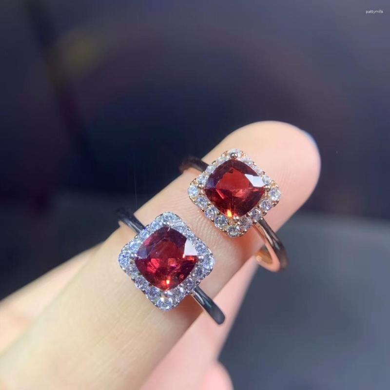 Cluster Rings 2023 Est Classic Natural Garnet Ring For Women Silver Jewelry Square Gem Real 925 Girl Birthday Gift Big Sale
Cluster Rings 2023 Est Classic Natural Garnet Ring For Women Silver Jewelry Square Gem Real 925 Girl Birthday Gift Big Sale