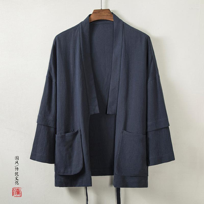 Men's Jackets 2023 Chinese Style Black Shirt Jacket Long Sleeve Tops Men Women Vintage Loose Turndown Collar Hanfu Spring Casual Kimono
Men's Jackets 2023 Chinese Style Black Shirt Jacket Long Sleeve Tops Men Women Vintage Loose Turndown Collar Hanfu Spring Casual Kimono