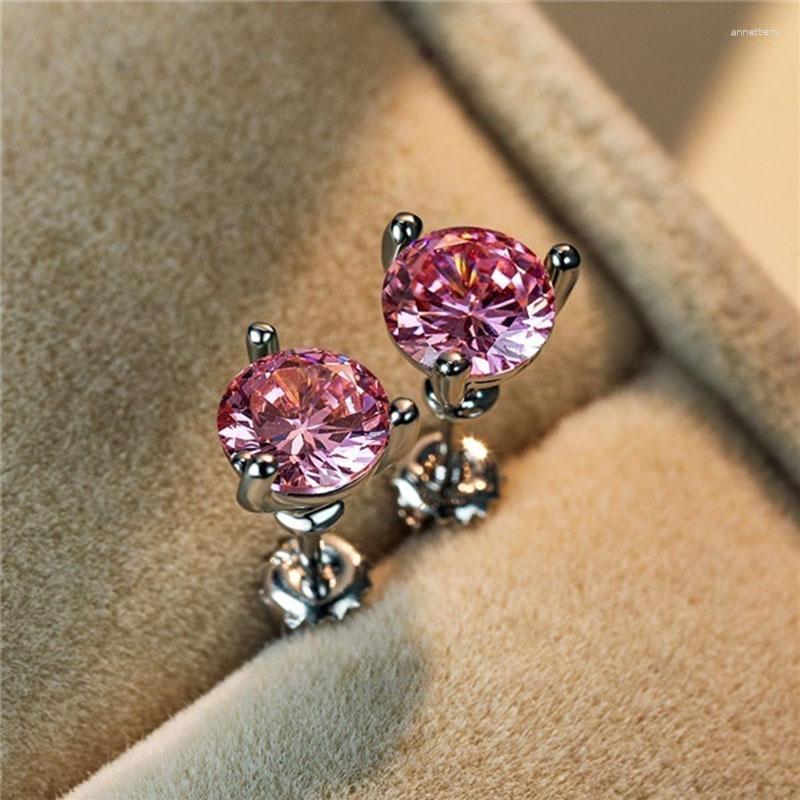 Stud Earrings Delicate Dazzling Pink Cubic Zircon Women Elegant Female Wedding Fine Anniversary Gift Fashion Jewelry
Stud Earrings Delicate Dazzling Pink Cubic Zircon Women Elegant Female Wedding Fine Anniversary Gift Fashion Jewelry