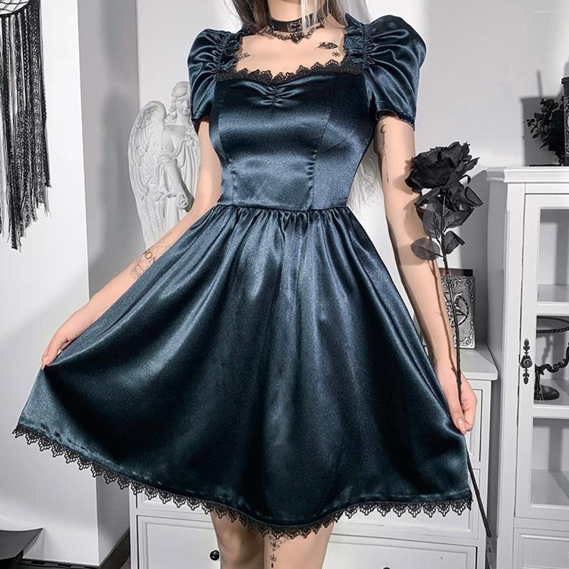Party Dresses Women Puff Sleeve Black Midi Dress Punk Club Lace Gothic Cloth Lolita Sexy Backless Square Neck Solid Evening
Party Dresses Women Puff Sleeve Black Midi Dress Punk Club Lace Gothic Cloth Lolita Sexy Backless Square Neck Solid Evening