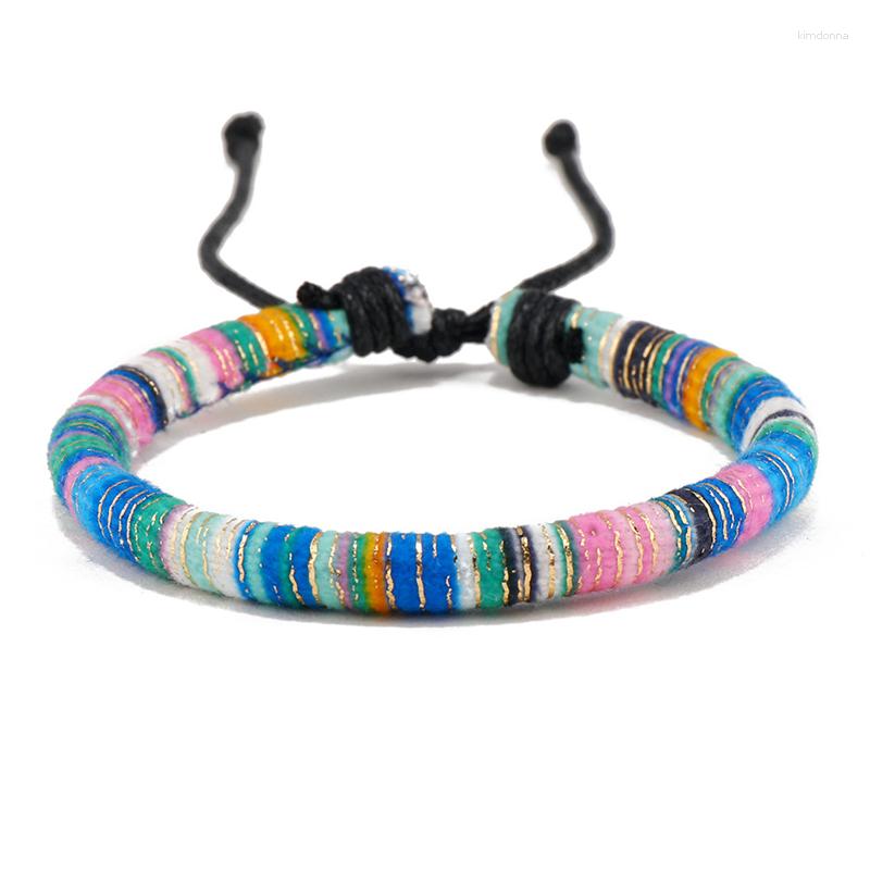 Charm Bracelets Ethnic Bohemia Pattern Colorful Rope Chain Fabric Bracelet Men Women Tassels For Wristbands Pulsera
Charm Bracelets Ethnic Bohemia Pattern Colorful Rope Chain Fabric Bracelet Men Women Tassels For Wristbands Pulsera