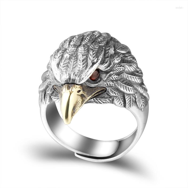 Cluster Rings Silver Ring Male Japanese And Korean Trendy Personality Retro Domineering Eagle Open Head Index Finger
Cluster Rings Silver Ring Male Japanese And Korean Trendy Personality Retro Domineering Eagle Open Head Index Finger