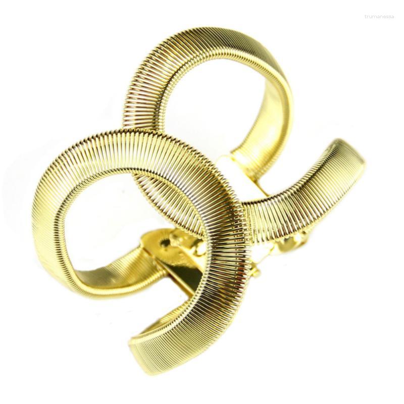 Bangle Women Charm Jewelry Accessories Thick Metal Chain Twist Spring Opened Cuff Bangles Gold Color And Silver B131Bangle BangleBangle Raym
Bangle Women Charm Jewelry Accessories Thick Metal Chain Twist Spring Opened Cuff Bangles Gold Color And Silver B131Bangle BangleBangle Raym