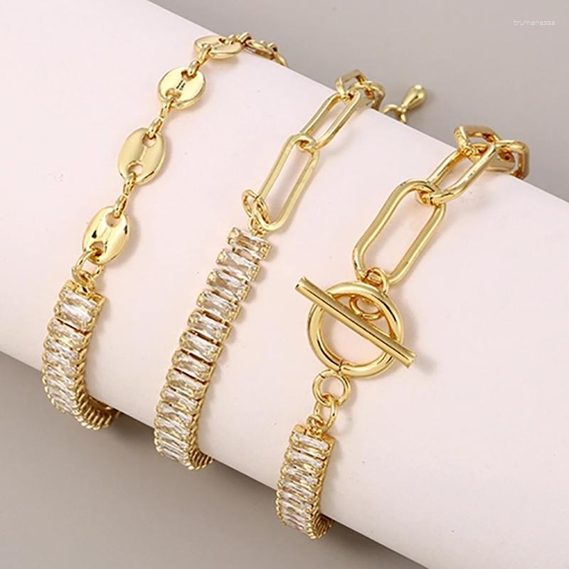 Link Bracelets Chain ZHINI Punk Gold Color Bangle Fashion Luxury Zircon Crystal For Women Party Jewelry 2023 Pulseras Mujer Raym22
Link Bracelets Chain ZHINI Punk Gold Color Bangle Fashion Luxury Zircon Crystal For Women Party Jewelry 2023 Pulseras Mujer Raym22