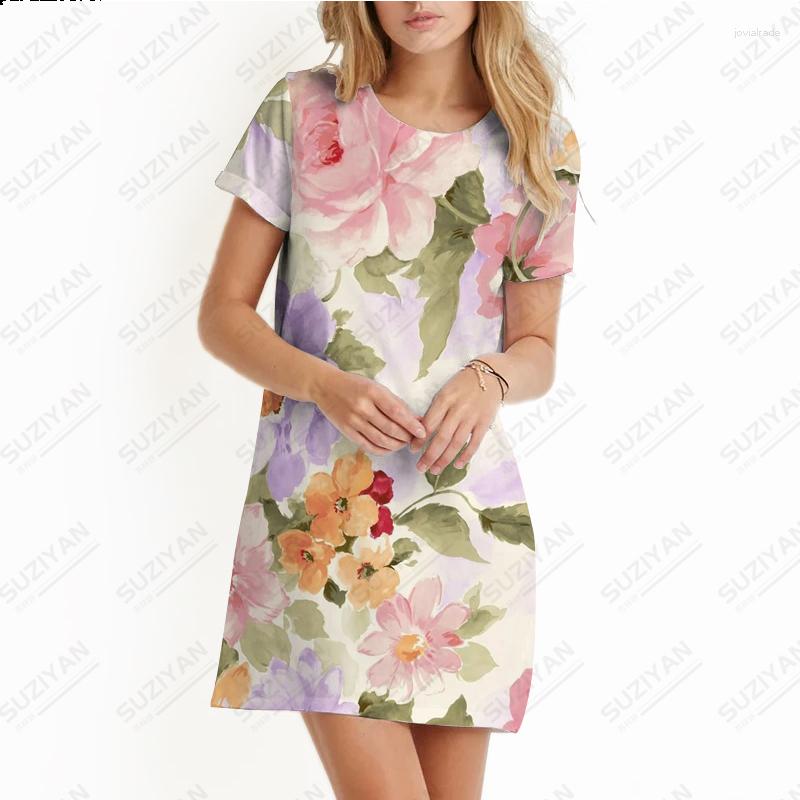 Casual Dresses Round Neck Short Sleeved Floral Dress Printed Street Simple Elegant 2023 Fashion Selling Women's A-line, Pm1419we
Casual Dresses Round Neck Short Sleeved Floral Dress Printed Street Simple Elegant 2023 Fashion Selling Women's A-line, Pm1419we