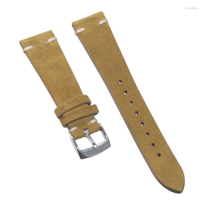 Watch Bands Suede Vintage Hand-Stitched Leather Band Soft Strap Country 18mm19mm 20mm Watchbands
Watch Bands Suede Vintage Hand-Stitched Leather Band Soft Strap Country 18mm19mm 20mm Watchbands