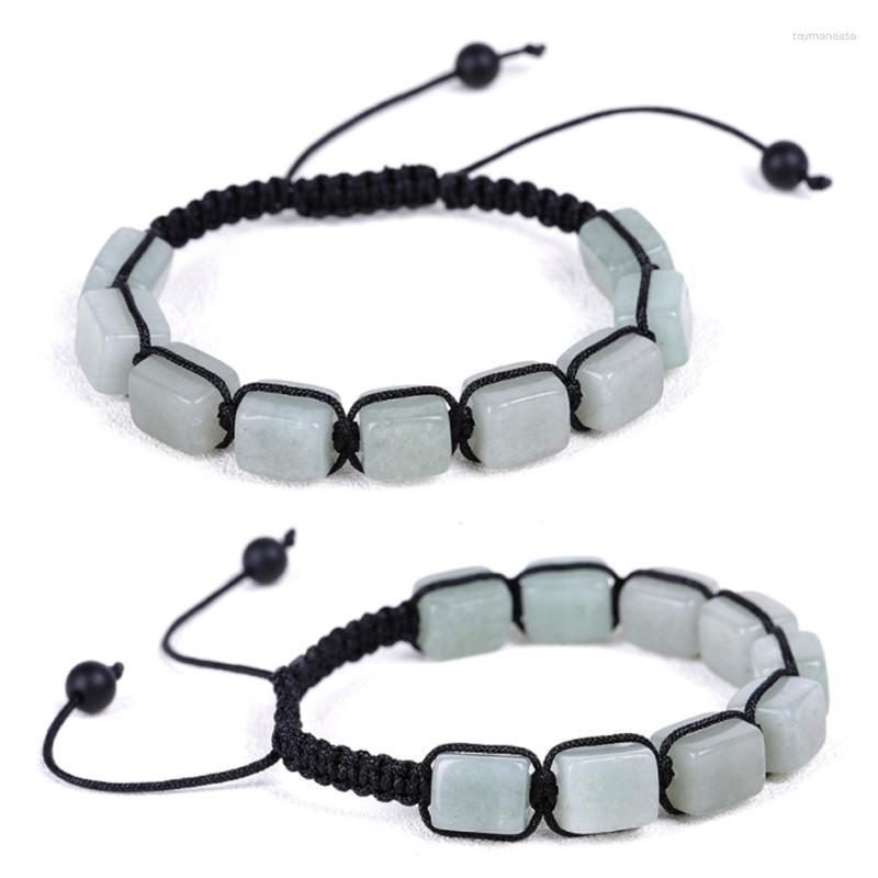 Strand Beaded Strands Natural Stone Green Aventurine Bracelet Men Healing Irregular Beads Handmade Adjustable Rope Chakra For Women Raym22
Strand Beaded Strands Natural Stone Green Aventurine Bracelet Men Healing Irregular Beads Handmade Adjustable Rope Chakra For Women Raym22