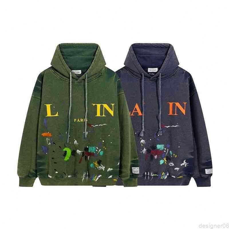 designer Luxury lanvins Classic Sweaters Galleryes Streetwear Dept Splash Ink Graffiti Print Men's Women's Autumn Co Winter Loose Hooded 86yH#
designer Luxury lanvins Classic Sweaters Galleryes Streetwear Dept Splash Ink Graffiti Print Men's Women's Autumn Co Winter Loose Hooded 86yH#