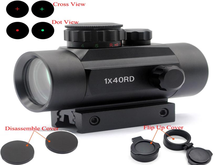 Tactical Holographic 1x40 Sight Scope Red Green DotCross View Riflescope Hunting with 1120 mm Rail Mount1241179, Black
Tactical Holographic 1x40 Sight Scope Red Green DotCross View Riflescope Hunting with 1120 mm Rail Mount1241179, Black
