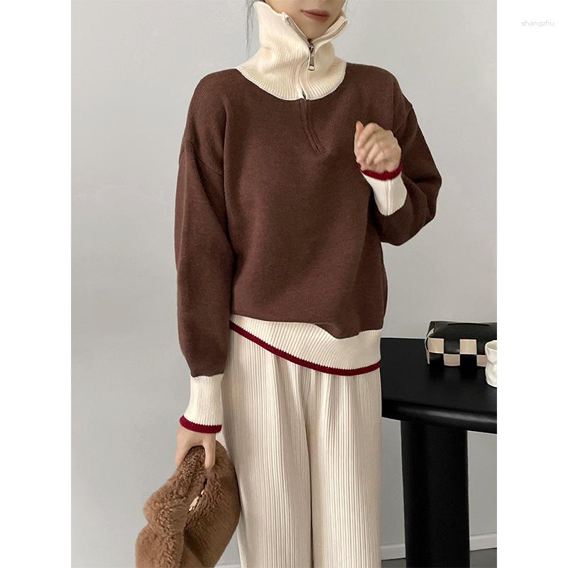 Women's Sweaters Sweater Woman Winter 2023 Pullovers Knitted Coat High Neck Long Sleeve Tees, Smoky gray
Women's Sweaters Sweater Woman Winter 2023 Pullovers Knitted Coat High Neck Long Sleeve Tees, Smoky gray