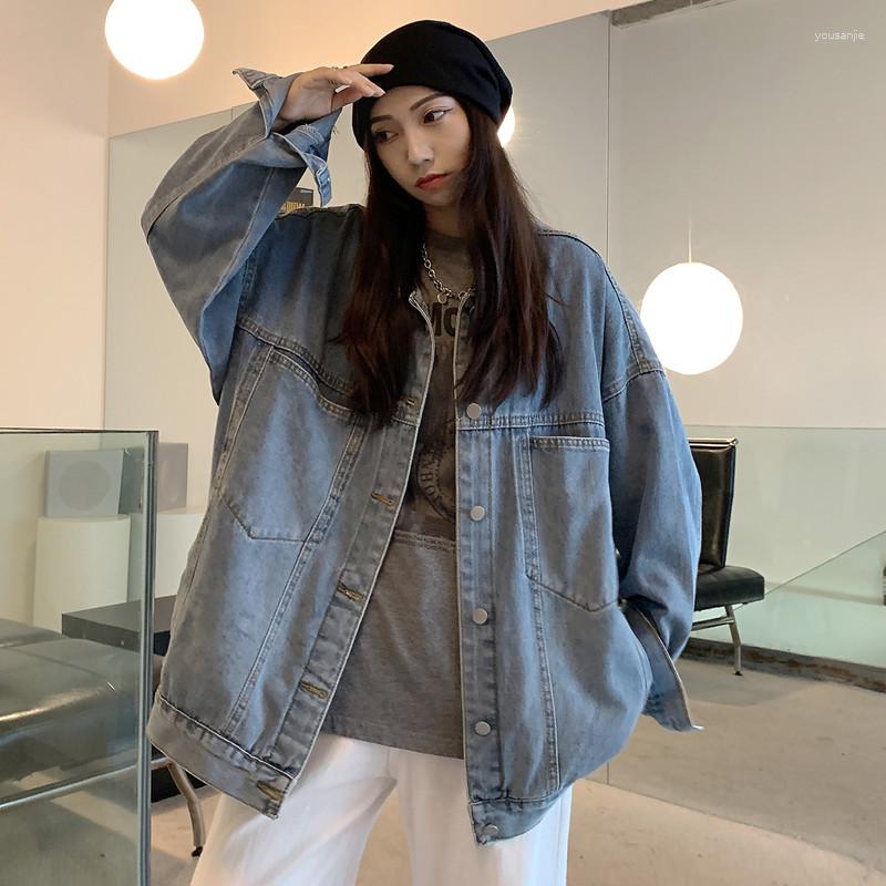 Women' Blouses Autumn Fashion Single-breasted Korean Vintage Women Blue Denim All-match Tops Z065
Women' Blouses Autumn Fashion Single-breasted Korean Vintage Women Blue Denim All-match Tops Z065