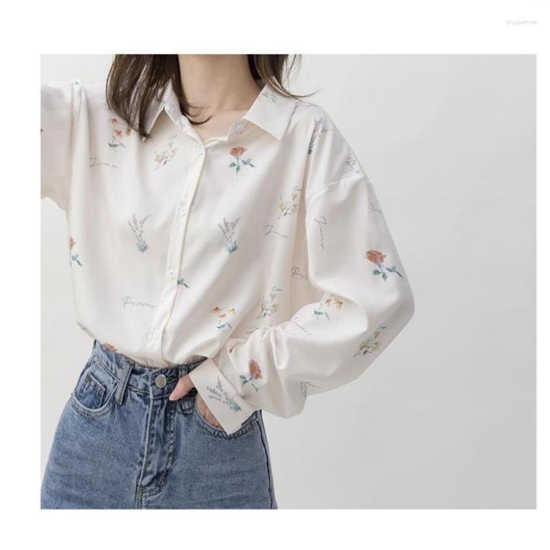 Women's Blouses High Quality White Flower Printed Chiffon Blouse Long Sleeve Women's Shirt Women, Picture shown
Women's Blouses High Quality White Flower Printed Chiffon Blouse Long Sleeve Women's Shirt Women, Picture shown