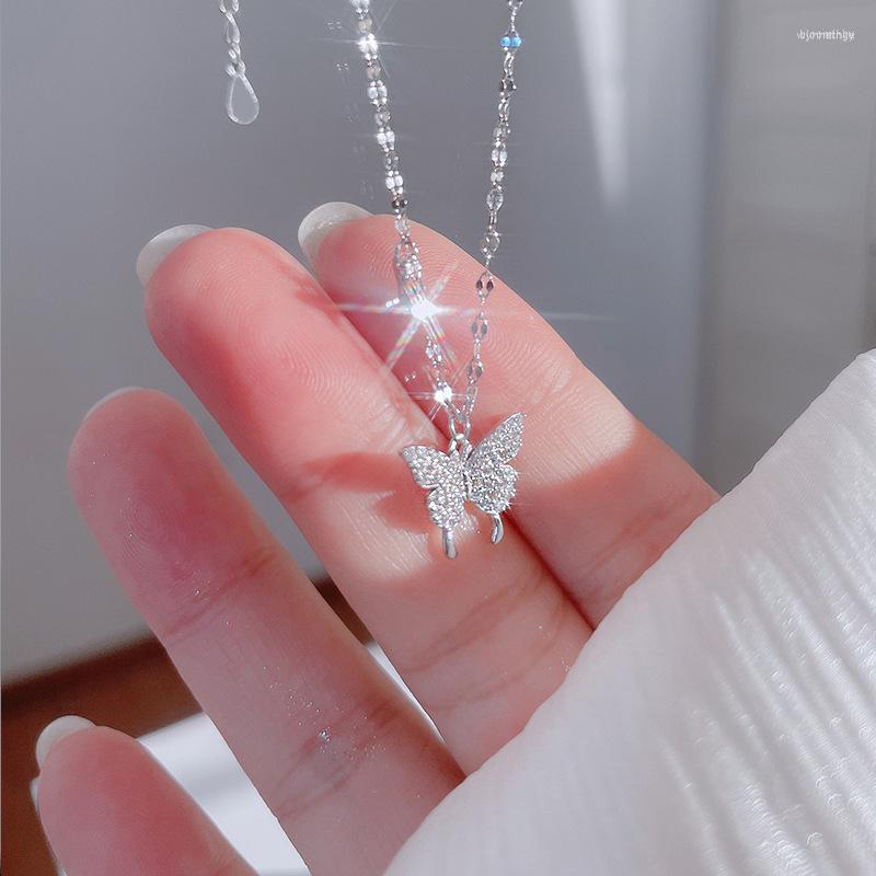 Chains Fashion Shiny Butterfly Necklaces For Women Thai Pearl Necklace Simlple Choker Wedding Jewelry Gifts
Chains Fashion Shiny Butterfly Necklaces For Women Thai Pearl Necklace Simlple Choker Wedding Jewelry Gifts