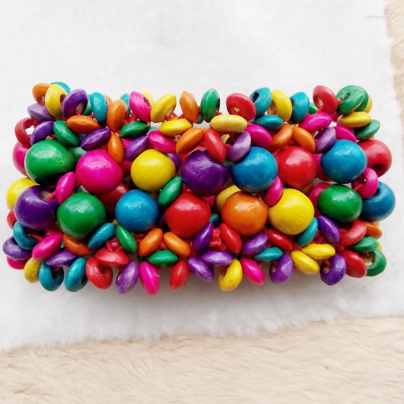 Bangle Arrival Bohemia Fashion Jewelry Multicolors Wood Beads Rubber Bands Bracelets For Women WB001
Bangle Arrival Bohemia Fashion Jewelry Multicolors Wood Beads Rubber Bands Bracelets For Women WB001