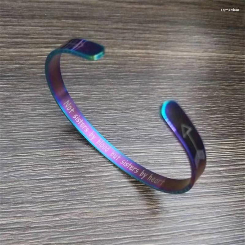 Charm Bracelets Cuff Sisters Friend Gifts Friendship Letter Bangles Rainbow Jewelry Raym22
Charm Bracelets Cuff Sisters Friend Gifts Friendship Letter Bangles Rainbow Jewelry Raym22