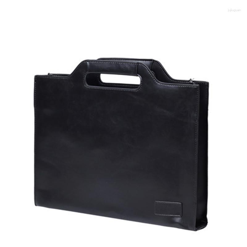 Briefcases Crazy Horse PU Leather Briefcase Men Vintage Handbag Male Messenger Bags Portfolio Laptop Shoulder Bag Office Work Clutch, Black
Briefcases Crazy Horse PU Leather Briefcase Men Vintage Handbag Male Messenger Bags Portfolio Laptop Shoulder Bag Office Work Clutch, Black