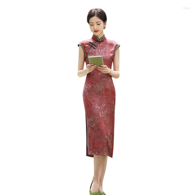 Ethnic Clothing Miss Four 2023 Improved Daily Cheongsam Summer Style Retro Republic Of China Elegant Short Sleeve Dress
Ethnic Clothing Miss Four 2023 Improved Daily Cheongsam Summer Style Retro Republic Of China Elegant Short Sleeve Dress