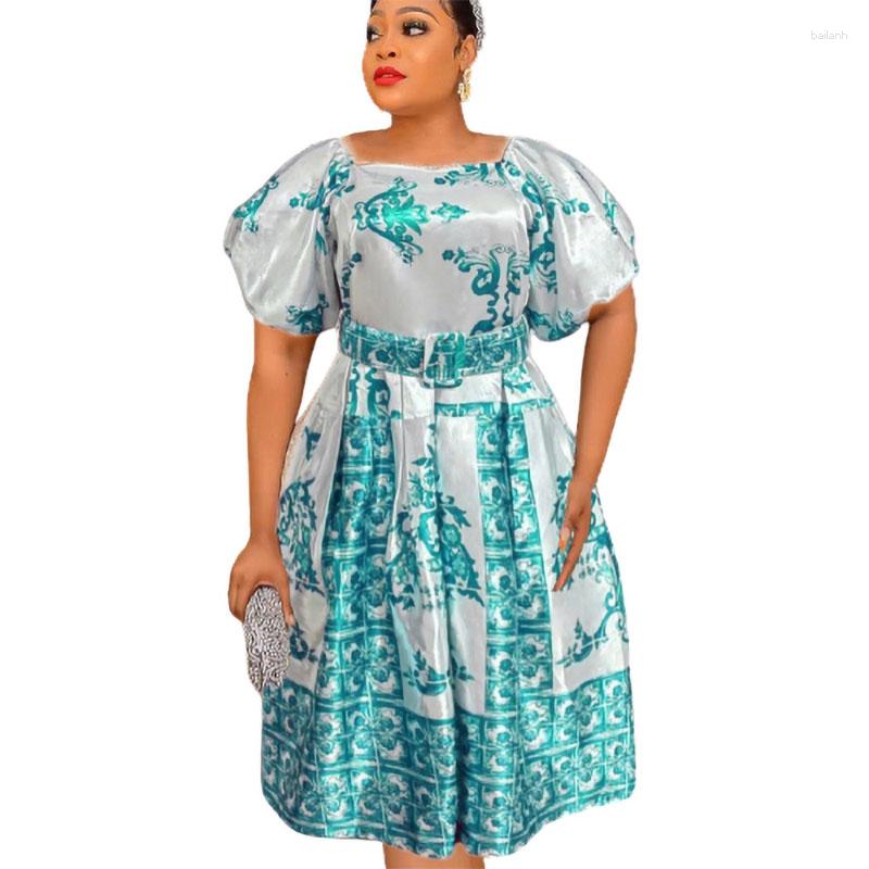 Ethnic Clothing 2023 African Print Dresses Summer Elegant Short Sleeve Blue Purple Green Polyester Dress Dashiki Women
Ethnic Clothing 2023 African Print Dresses Summer Elegant Short Sleeve Blue Purple Green Polyester Dress Dashiki Women