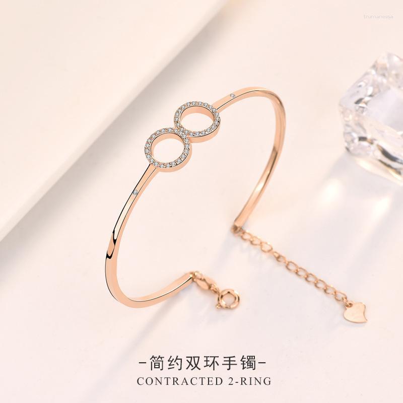 Bangle Trendy Real 925Silver Bracelet Fit Original Design Beads Charms Light Luxury Jewelry Gift For Women Raym22
Bangle Trendy Real 925Silver Bracelet Fit Original Design Beads Charms Light Luxury Jewelry Gift For Women Raym22