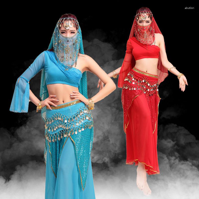 Stage Wear Belly Dance Costume Women Set Sari Performance Jewelry Bellydance 5pcs Gypsy Dress DN9420, Purple 5pcs
Stage Wear Belly Dance Costume Women Set Sari Performance Jewelry Bellydance 5pcs Gypsy Dress DN9420, Purple 5pcs