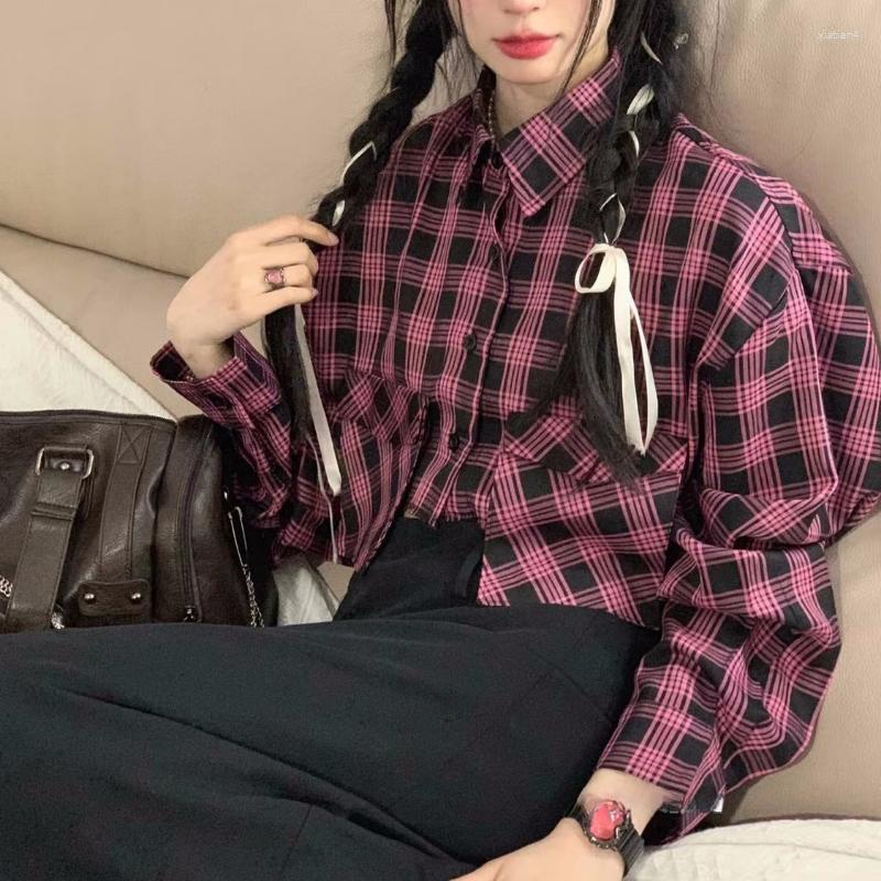 Women' Blouses Deeptown Y2k Korean Style Check Shirts Women Kpop Hippie Harajuku Oversize Irregular Crop Top Streetwear Vintage Plaid, Pic
Women' Blouses Deeptown Y2k Korean Style Check Shirts Women Kpop Hippie Harajuku Oversize Irregular Crop Top Streetwear Vintage Plaid, Pic