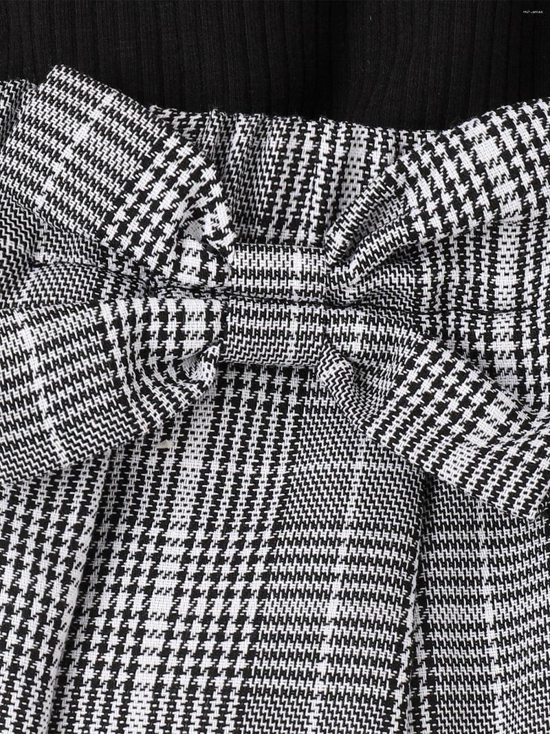 Girl Dresses Toddler Girls Plaid Skirt Set With Short Sleeve Round Neck Shirt - 2 Piece Outfit, 2 black
Girl Dresses Toddler Girls Plaid Skirt Set With Short Sleeve Round Neck Shirt - 2 Piece Outfit, 2 black