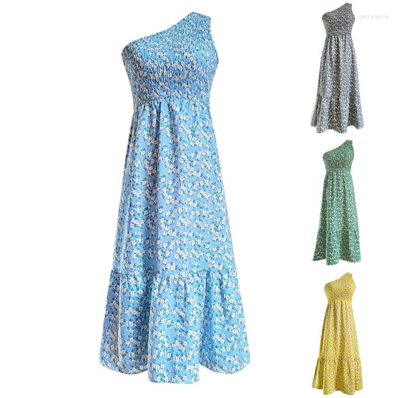 Casual Dresses Female Dress Superior Quality Summer Sleeveless Off Shoulder High Waist Print Vestidos Drop CCMM3016, Green
Casual Dresses Female Dress Superior Quality Summer Sleeveless Off Shoulder High Waist Print Vestidos Drop CCMM3016, Green