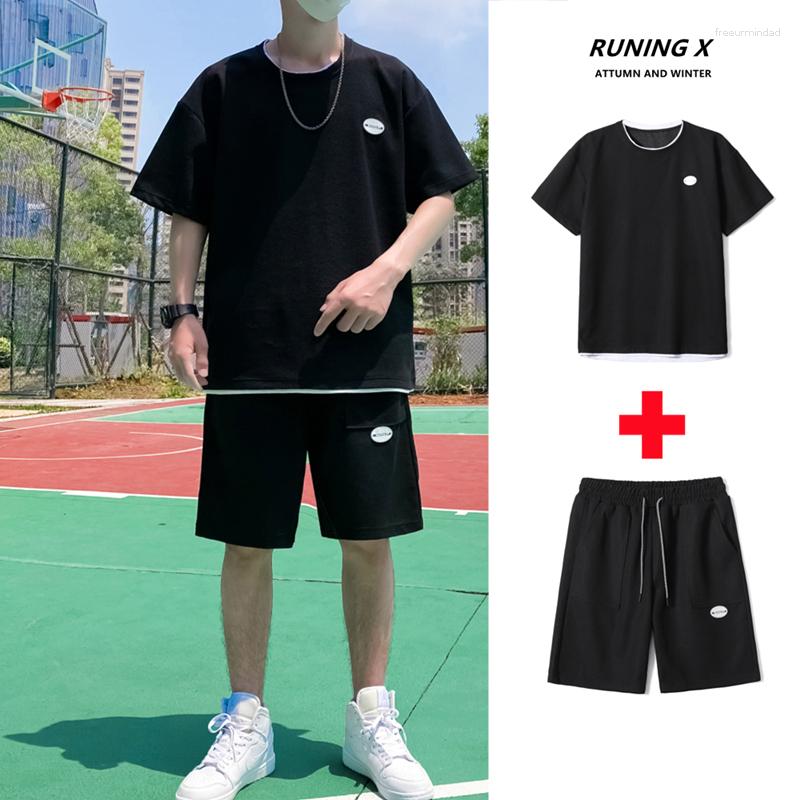 Men's Tracksuits Men 2 Piece Set Summer Outfits Short Mens Fashion Korean Style Casual Shirt Shorts Sets Male Outdoor Sports Clothing, Black
Men's Tracksuits Men 2 Piece Set Summer Outfits Short Mens Fashion Korean Style Casual Shirt Shorts Sets Male Outdoor Sports Clothing, Black