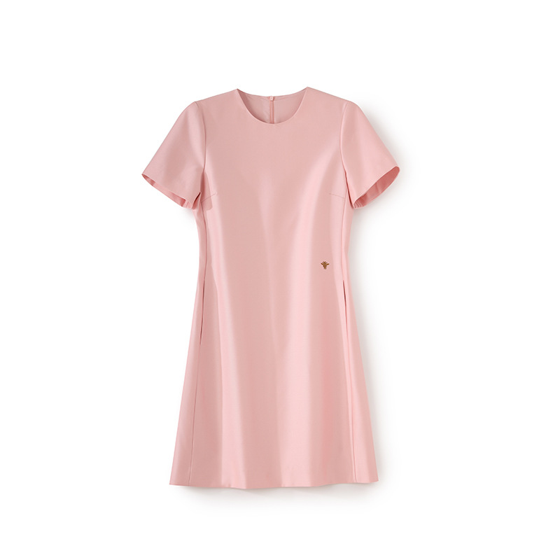 2023 Summer Pink Solid Color EmbroideryDress Short Sleeve Round Neck Short Casual Dresses W3L043602
2023 Summer Pink Solid Color EmbroideryDress Short Sleeve Round Neck Short Casual Dresses W3L043602