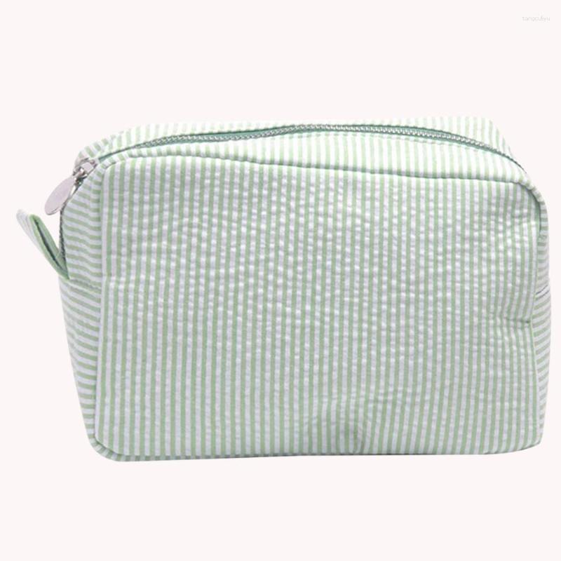 Cosmetic Bags Seersucker Makeup Pouch Zipper Closure Washing Bag Portable Large Make Up Organizer Waterproof Nylon For Women Girls Purse, Dark blue
Cosmetic Bags Seersucker Makeup Pouch Zipper Closure Washing Bag Portable Large Make Up Organizer Waterproof Nylon For Women Girls Purse, Dark blue