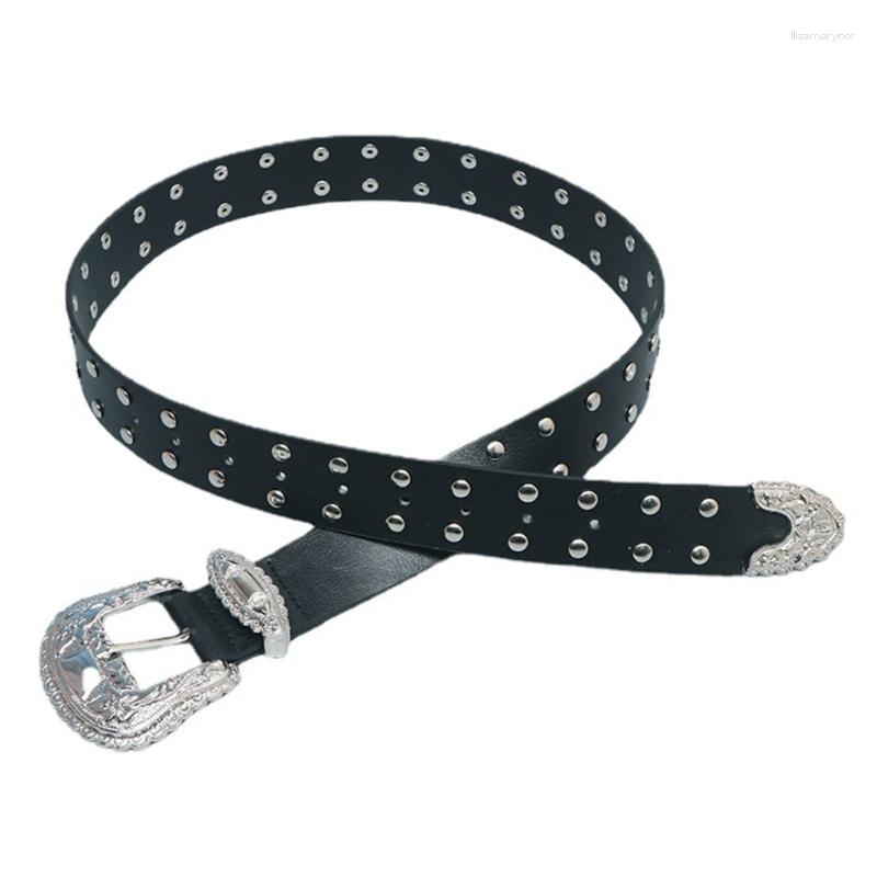 Belts Women Leather Belt Black Studded Vintage Western Cowgirl Buckle DropShip, Picture shown
Belts Women Leather Belt Black Studded Vintage Western Cowgirl Buckle DropShip, Picture shown
