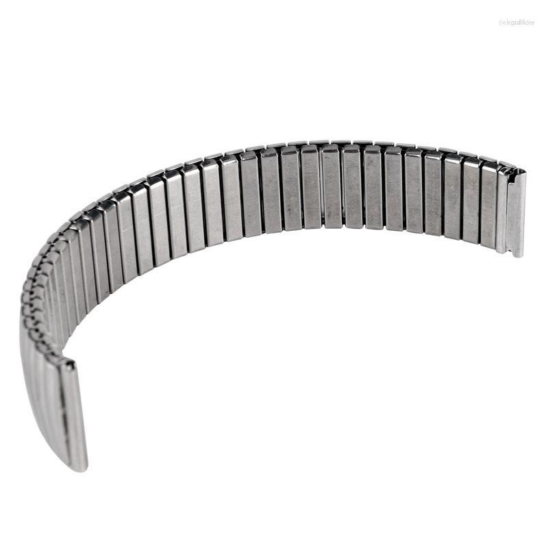 Watch Bands 18mm Silver Stainless Steel Elasticity Watchband Fashion Bracelet Wristwatch Band Strap Replacement Mens Womens 2 Spring Bars
Watch Bands 18mm Silver Stainless Steel Elasticity Watchband Fashion Bracelet Wristwatch Band Strap Replacement Mens Womens 2 Spring Bars