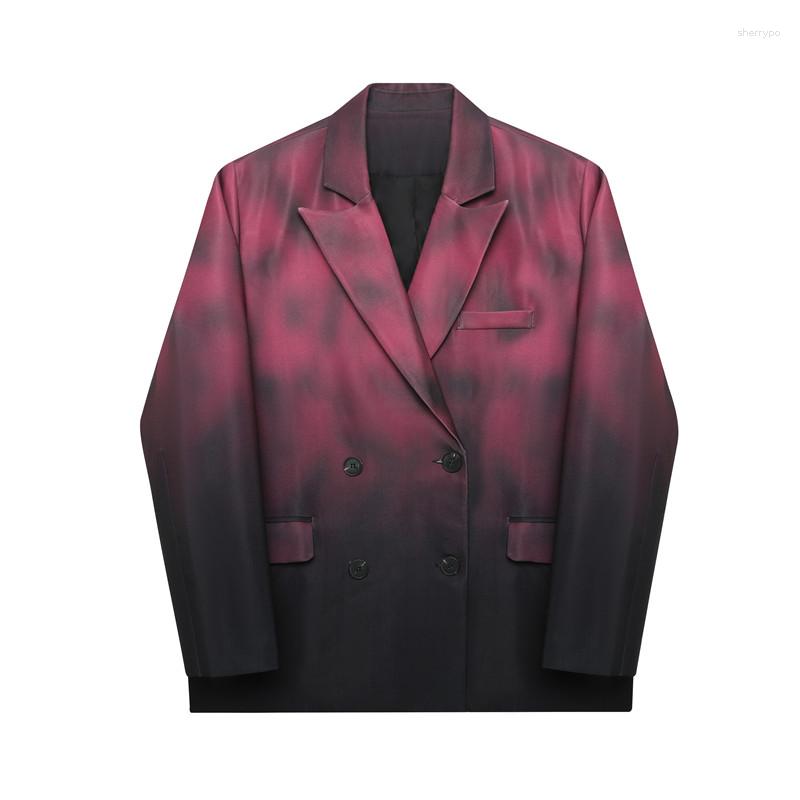 Men's Jackets WZ08657 Fashion Men's Coats & 2023 Runway Luxury European Design Party Style Clothing