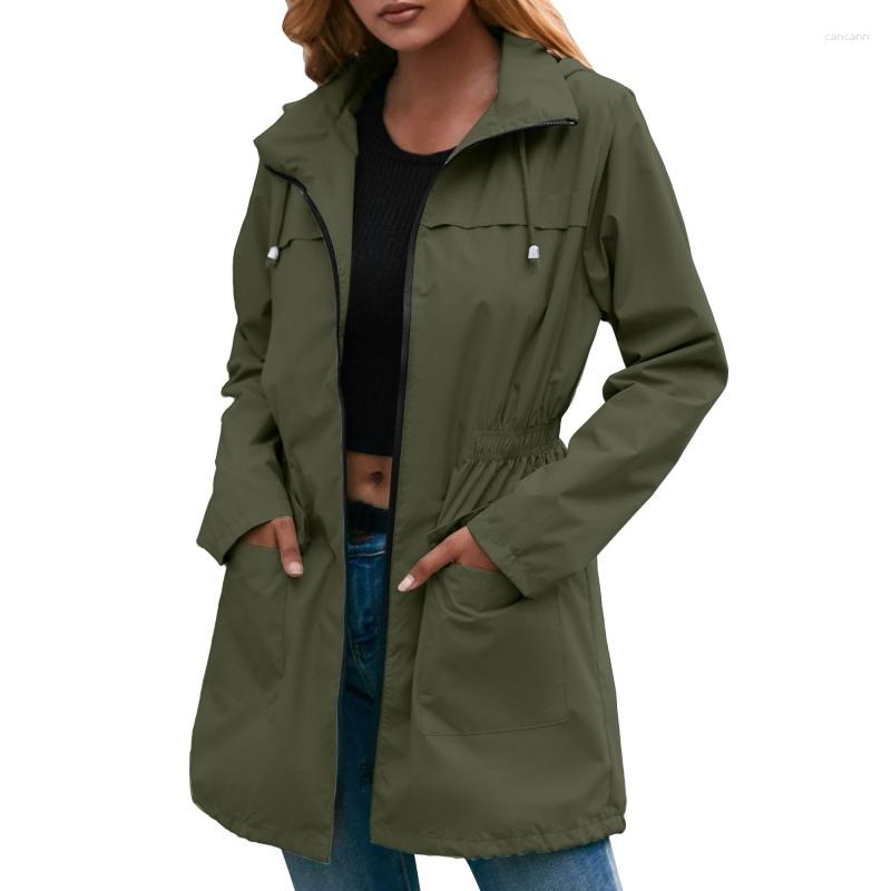 Hunting Jackets Outdoor Mountaineering Waterproof Clothing Hooded Casual Raincoat Women Camping Climbing Mid-length Waist Windbreaker Jacket
Hunting Jackets Outdoor Mountaineering Waterproof Clothing Hooded Casual Raincoat Women Camping Climbing Mid-length Waist Windbreaker Jacket