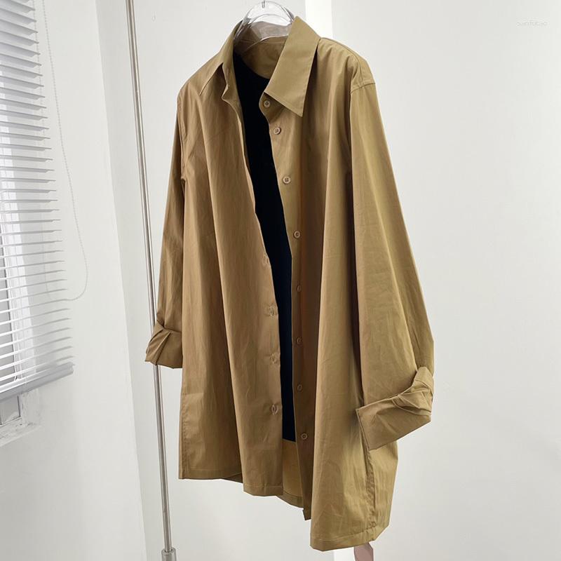 Women' Blouses 23 Spring Vintage Brown Long Sleeve Shirt Women Casual Loose Lapel Single Breasted Female Office Shirts Tops Streetwear
Women' Blouses 23 Spring Vintage Brown Long Sleeve Shirt Women Casual Loose Lapel Single Breasted Female Office Shirts Tops Streetwear