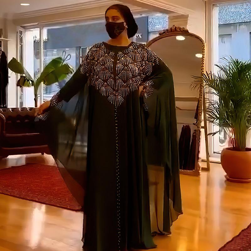 Ethnic Clothing 2 Piece Dress Set African Dresses For Women Summer Long Sleeve O-neck Green Black Polyester Muslim Abaya
Ethnic Clothing 2 Piece Dress Set African Dresses For Women Summer Long Sleeve O-neck Green Black Polyester Muslim Abaya