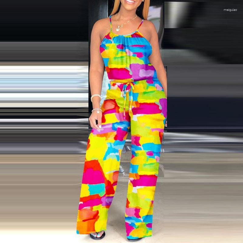 Ethnic Clothing 2023 Summer Sexy African Women Sleeveless Polyester Printing Long Jumpsuit Clothes For Overalls
Ethnic Clothing 2023 Summer Sexy African Women Sleeveless Polyester Printing Long Jumpsuit Clothes For Overalls
