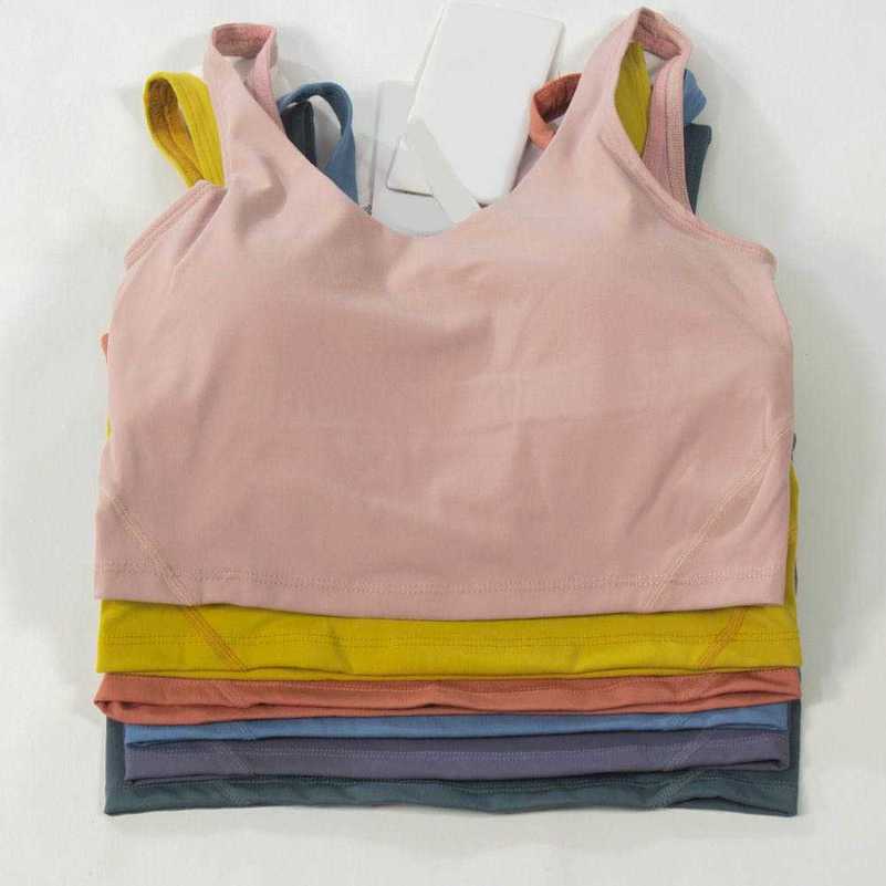 Designer Womens yoga outfit lulu Fitness Bra Butter Soft Women Sport Tank Gym Crop Vest Beauty Back Shockproof With Removable Chest casual lululemens woman
Designer Womens yoga outfit lulu Fitness Bra Butter Soft Women Sport Tank Gym Crop Vest Beauty Back Shockproof With Removable Chest casual lululemens woman