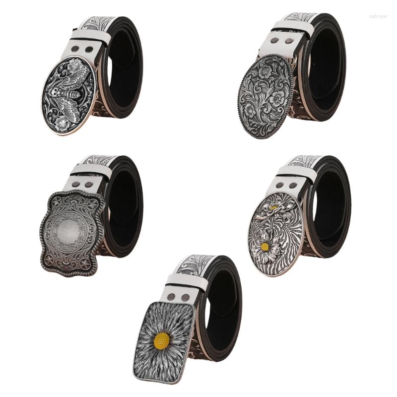 Belts Engraved Flower Buckle Belt Cowboy For Men Western With Big Jeans Vintage Leather Drop, Style 2
Belts Engraved Flower Buckle Belt Cowboy For Men Western With Big Jeans Vintage Leather Drop, Style 2