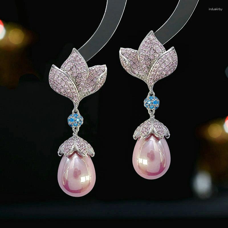 Dangle Earrings Pearl Zircon Drop For Women Korean Fashion Beaded Earring Wedding Party Anniversary Gift Jewelry Pendiente Mujer
Dangle Earrings Pearl Zircon Drop For Women Korean Fashion Beaded Earring Wedding Party Anniversary Gift Jewelry Pendiente Mujer
