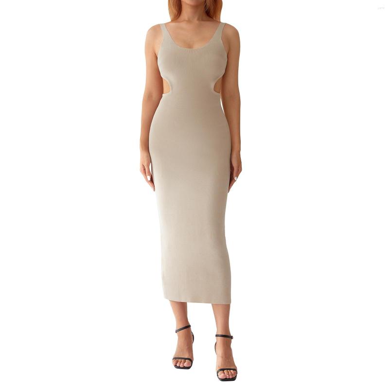 Casual Dresses Women Striped Knitted Dress Y2k Waist Hollow Sleeveless Backless Tie Up Long Skirt Women's Summer Sundresses
Casual Dresses Women Striped Knitted Dress Y2k Waist Hollow Sleeveless Backless Tie Up Long Skirt Women's Summer Sundresses
