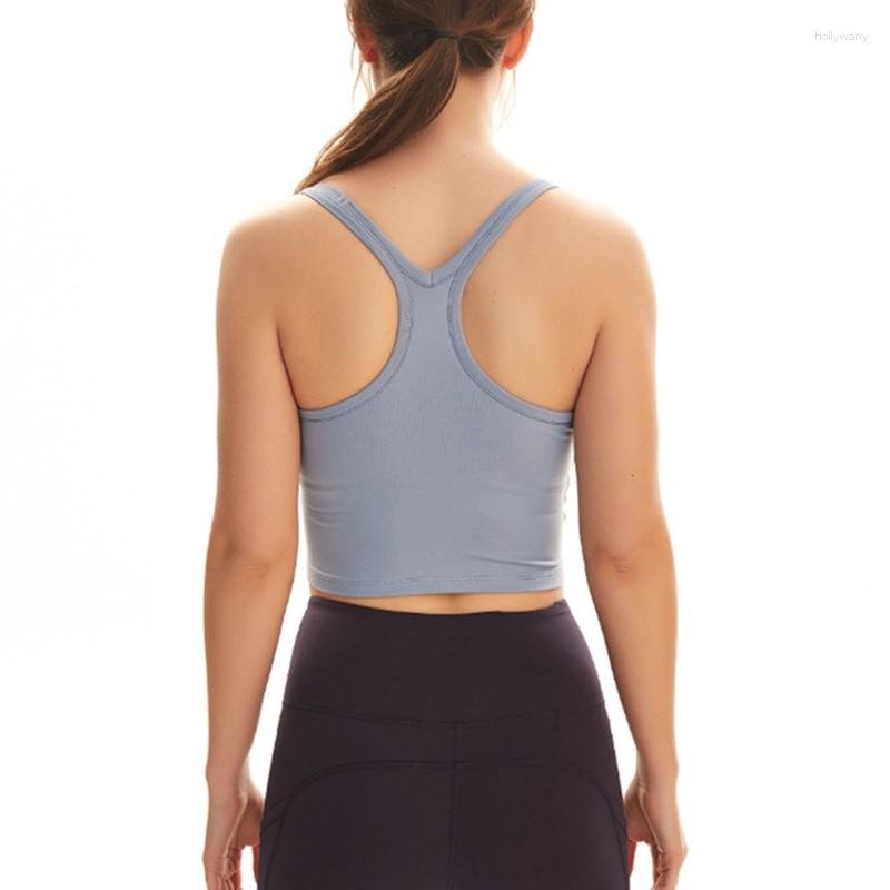 Active Shirts Yushuhua Sexy Sports Vest Women' Running Fitness Crop Top Workout Yoga Tank Tops Elastic Tight Gym Clothes With Chest Pad, Black
Active Shirts Yushuhua Sexy Sports Vest Women' Running Fitness Crop Top Workout Yoga Tank Tops Elastic Tight Gym Clothes With Chest Pad, Black