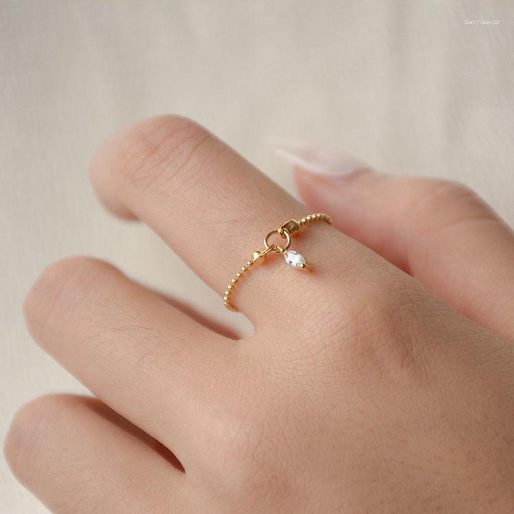 Cluster Rings Designer Original Horse Eye Zircon Pendant Ring Small Ball Chain Opening Adjustable Fresh And Elegant Ladies Silver Jewelry
Cluster Rings Designer Original Horse Eye Zircon Pendant Ring Small Ball Chain Opening Adjustable Fresh And Elegant Ladies Silver Jewelry