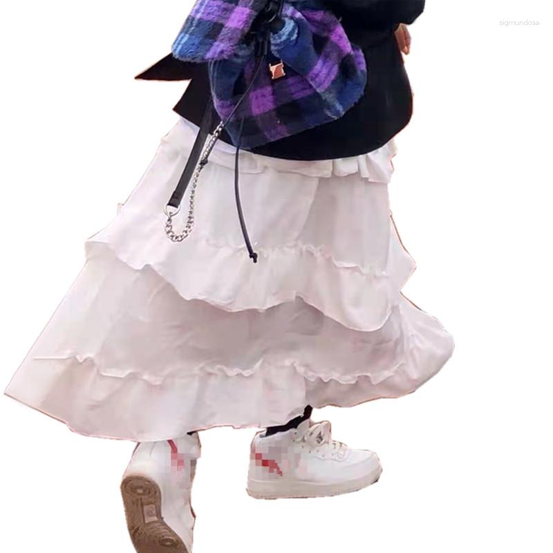 Skirts Jennie Celebrity Style Summer White Skirt Women Korean Fashion Cute High Waist Ruched Asymmetrical Low Midi Ruffle
Skirts Jennie Celebrity Style Summer White Skirt Women Korean Fashion Cute High Waist Ruched Asymmetrical Low Midi Ruffle