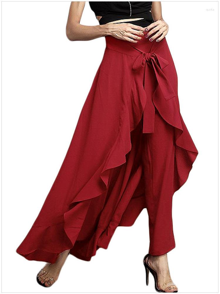 Skirts Women's Elegant Pants Women Causal Ruffle Trouser High Waist Irregular Loose Pure Color Autumn Female Pant Skirt, Purple
Skirts Women's Elegant Pants Women Causal Ruffle Trouser High Waist Irregular Loose Pure Color Autumn Female Pant Skirt, Purple