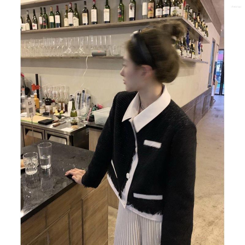 Women' Jackets EWSFV 2023 Autumn Arrive Women Large Size Solid Full Sleeve Short Coat French Style 2-color Single Breasted Lady, Creamy-white
Women' Jackets EWSFV 2023 Autumn Arrive Women Large Size Solid Full Sleeve Short Coat French Style 2-color Single Breasted Lady, Creamy-white