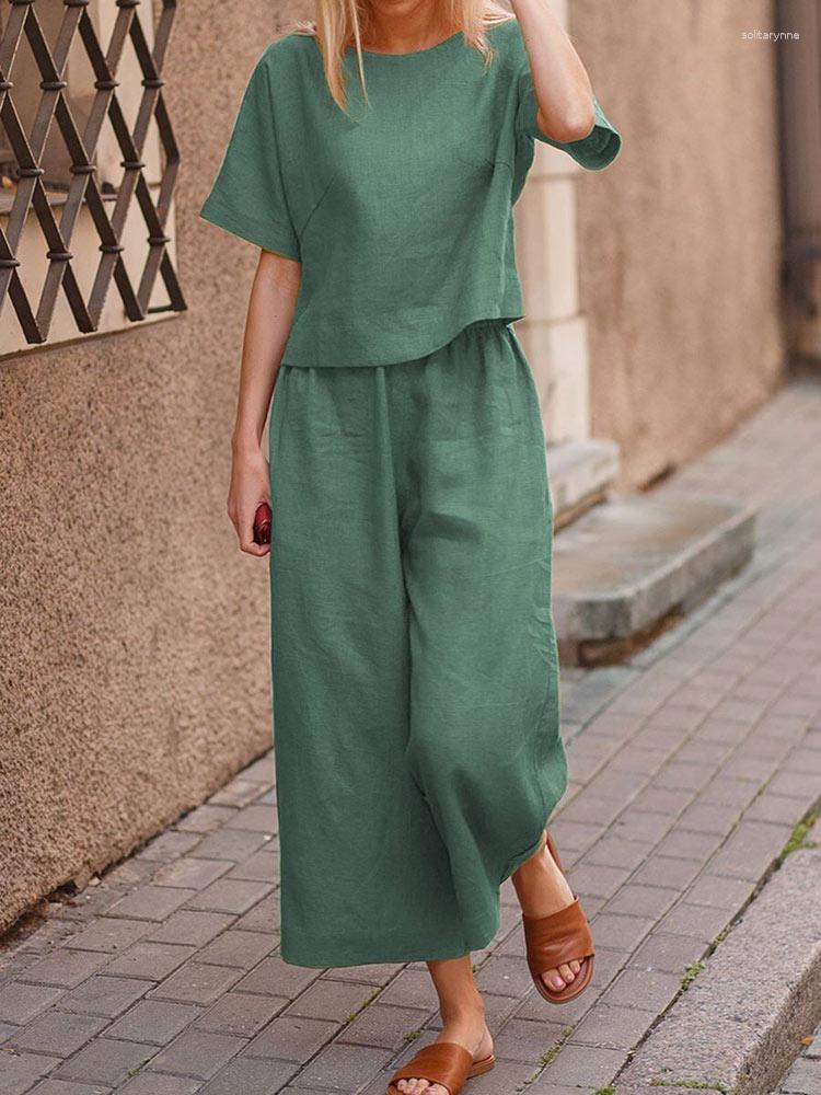 Women' Two Piece Pants Womens Outfits Casual Sets Summer Linen Cotton O-Neck Tops Straight Loose Fashion Solid 2 Streetwear, Black
Women' Two Piece Pants Womens Outfits Casual Sets Summer Linen Cotton O-Neck Tops Straight Loose Fashion Solid 2 Streetwear, Black