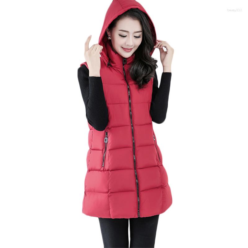 Women's Vests Autumn Winter Korean Warm Coat Jacket Women Cotton Coats Long Down Vest Casual Hooded 5XL, Black
Women's Vests Autumn Winter Korean Warm Coat Jacket Women Cotton Coats Long Down Vest Casual Hooded 5XL, Black